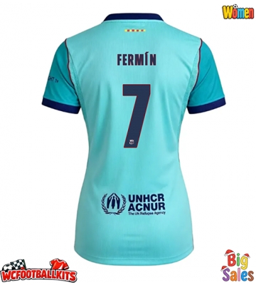 Barcelona Fermin Lopez #7 Replica Third Stadium Shirt for Women 2026-27 Short Sleeve